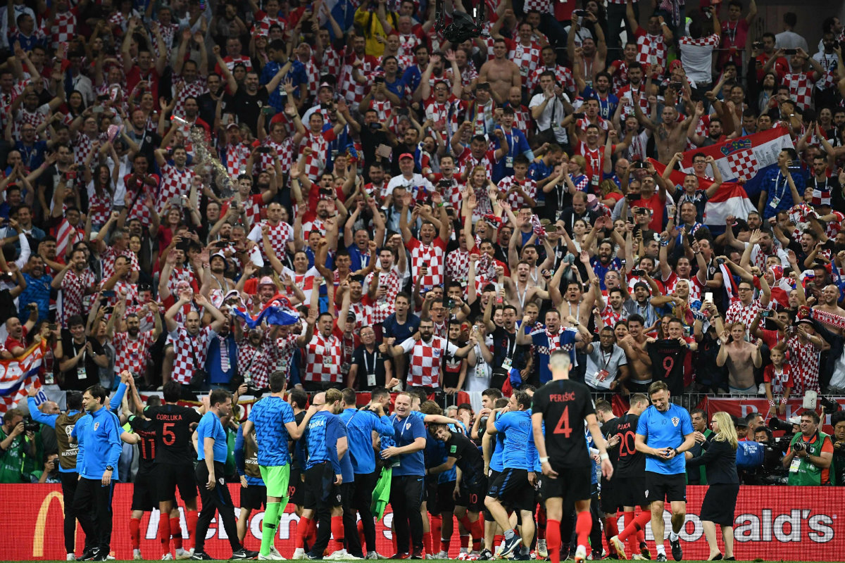 Croacia llegó a su primera final en un Mundial (AFP)