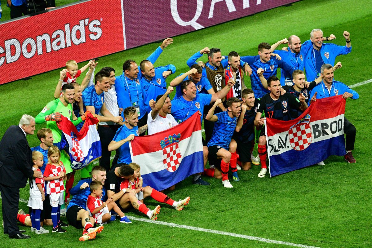 Croacia es la selección con peor ranking FIFA, desde que existe este, en alcanzar una final de una Copa del Mundo (AFP)