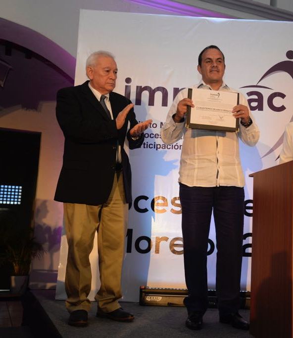 El ex futbolista de la selección nacional, Cuauhtémoc Blanco, será el nuevo gobernador al obtener 501 mil 743 votos.
