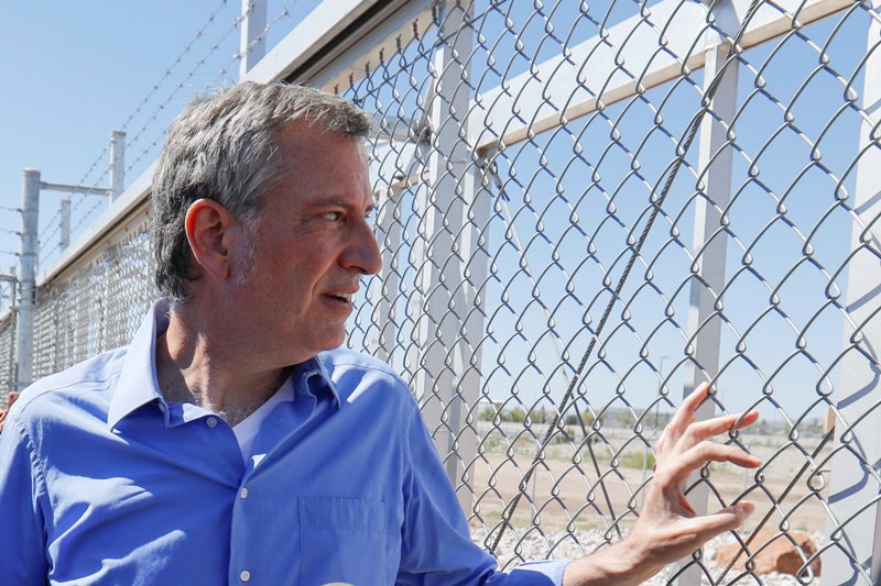 El alcalde neoyorquino visitó, el 21 de junio,