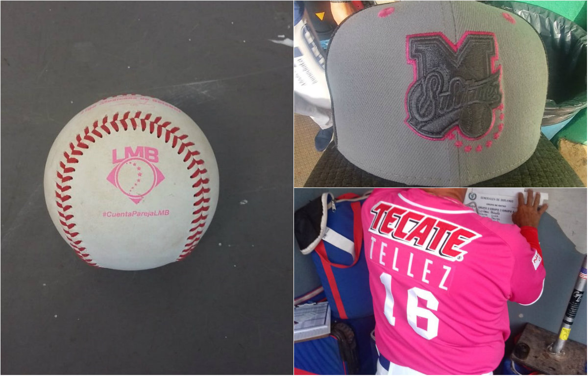 Elementos rosas en la Liga Mexicana de Beisbol (LMB)