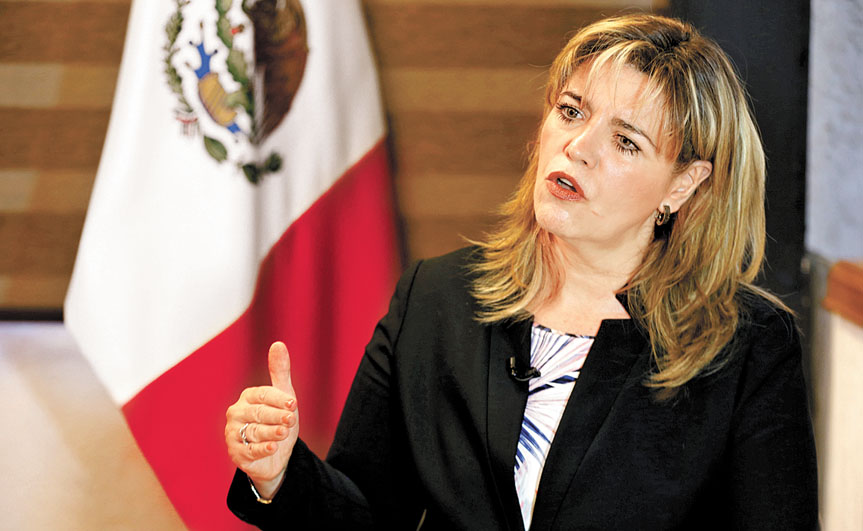 Mireya Gómez Ríos, fiscal central para la Atención del Delito de Narcomenudeo en la capital. (Javier García)