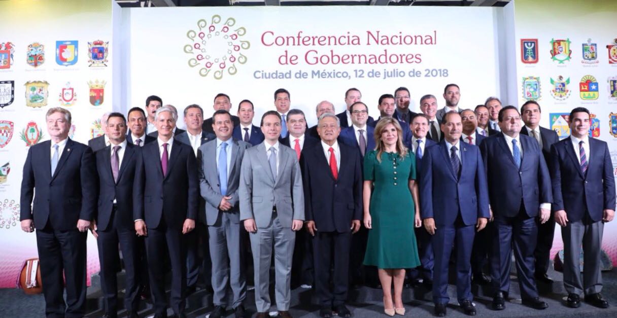 El gobernador Miguel Riquelme Solís percibió de positiva la reunión con gobernadores y Andrés Manuel. (Especial)
