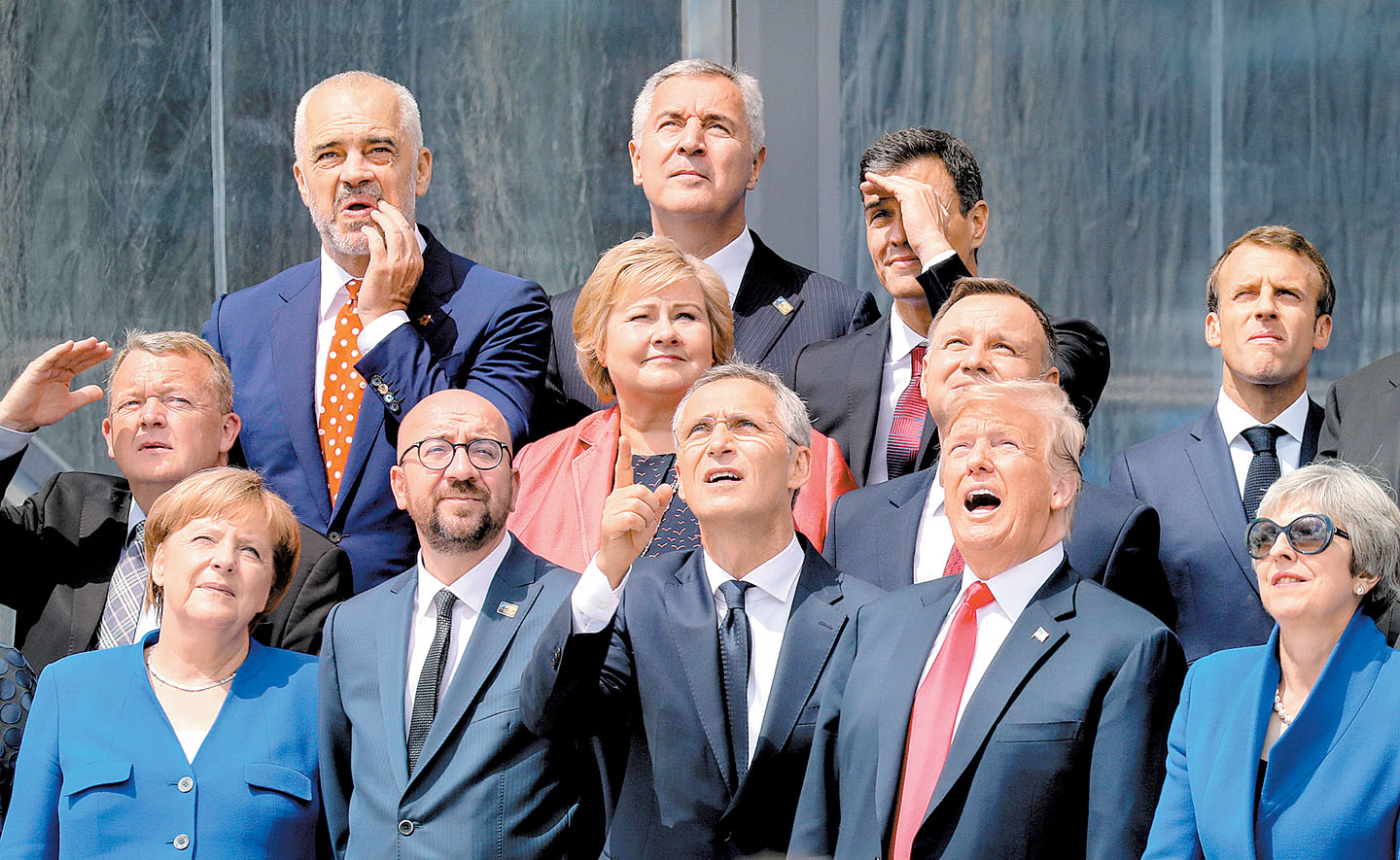 Este jueves sigue la reunión de los líderes de Occidente en Bélgica. (Ludovic Marin/Reuters)