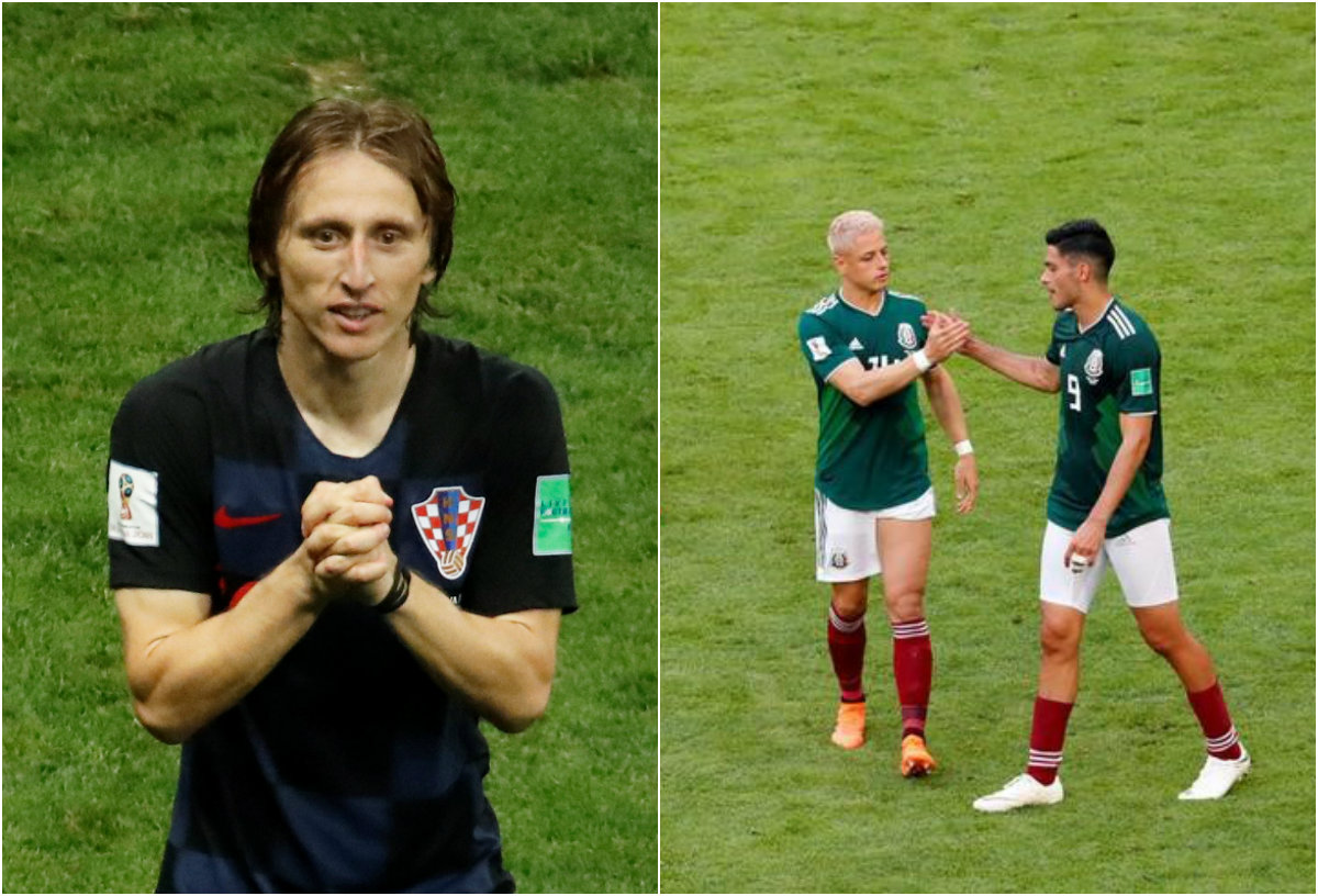 Selección de Croacia y de México (Reuters)