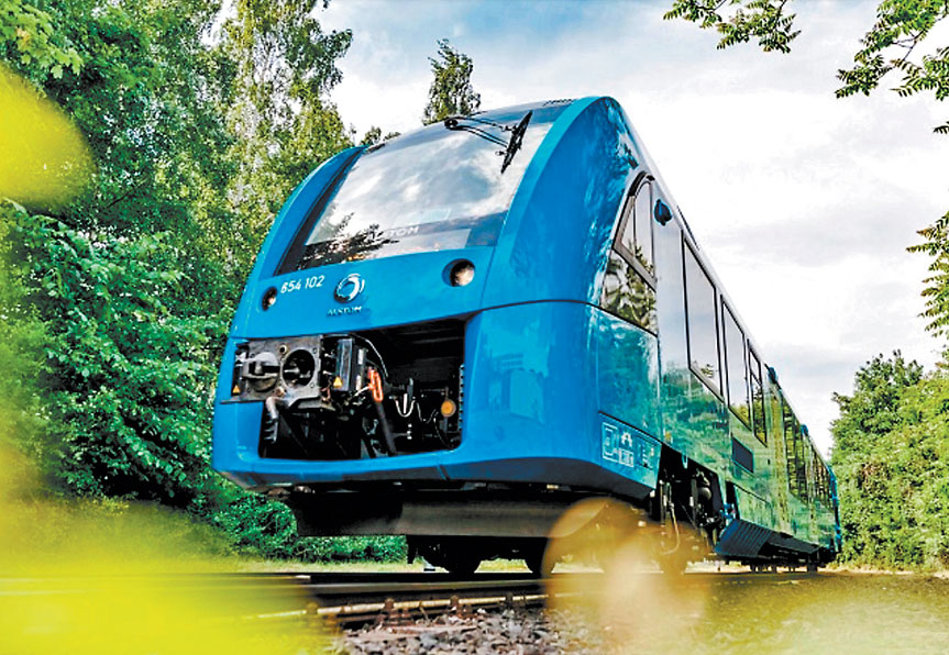 Unidad del modelo Coradia iLint, de la firma francesa Alstom. (Especial)