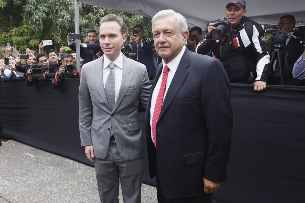 El virtual presidente electo fue recibido por Manuel Velasco, quien está al frente de la Conago. (Ariana Pérez)