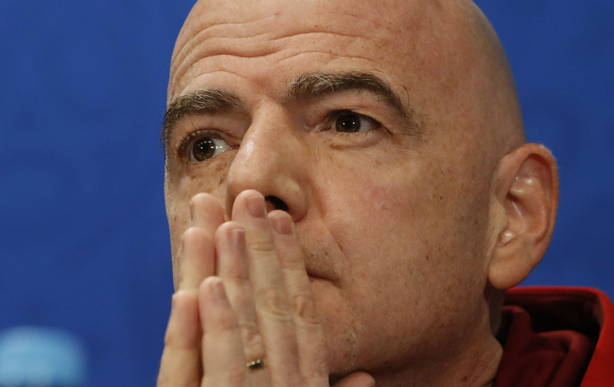 Gianni Infantino, presidente de la FIFA (Reuters)