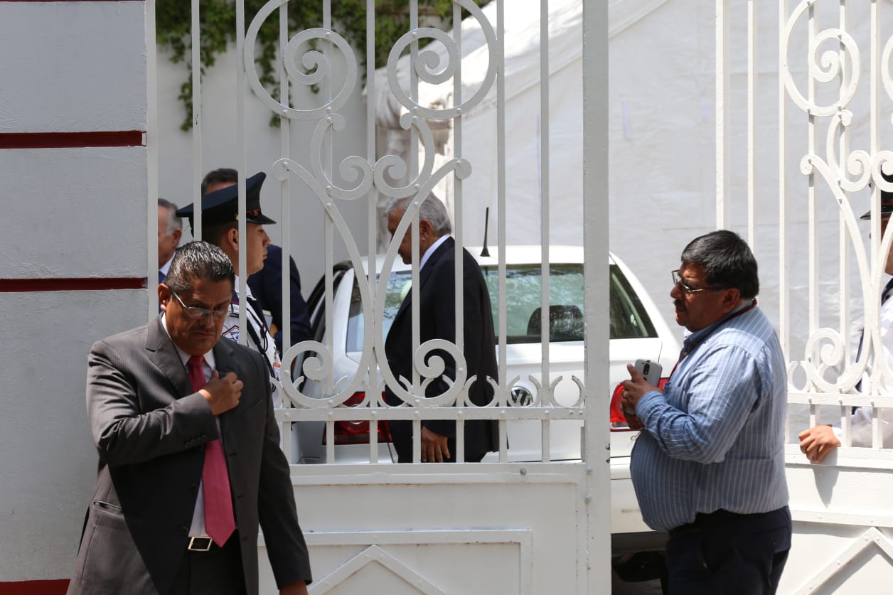 Llegada de AMLO a su casa de transición en la colonia Roma/Jorge González