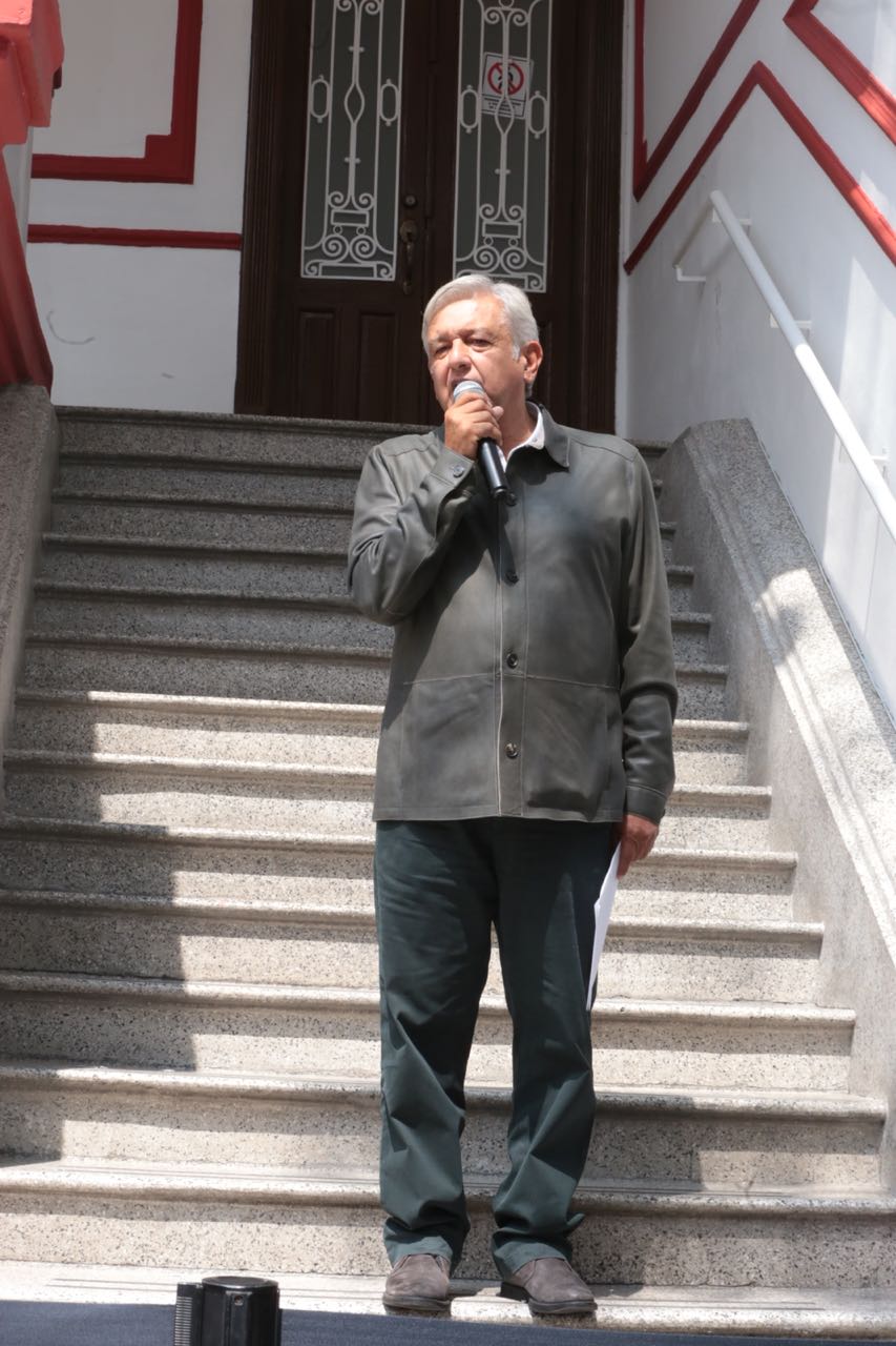 Andrés Manuel López Obrador dijo que el primer foro para la pacificación será en Cd. Juárez. (Jesús Quintanar)