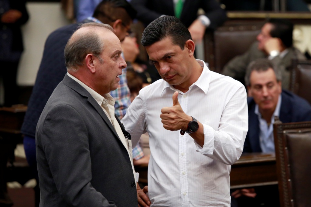 Carlos Martínez Amador,  presidente de la Junta de Gobierno y Coordinación Política del Congreso Local (Agencia Enfoque)