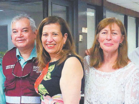 Judith Díaz (izq.) dijo que su tarea será ver que los recursos se apliquen.