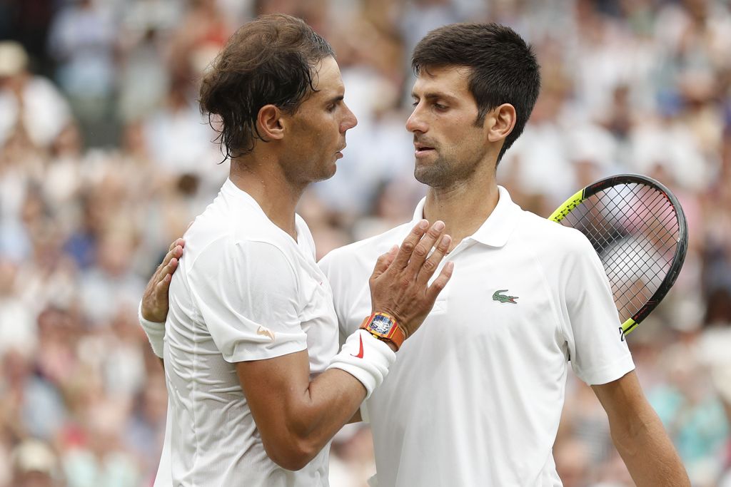 Rafael Nadal fue eliminado por Djokovic en Wimbledon (AFP)