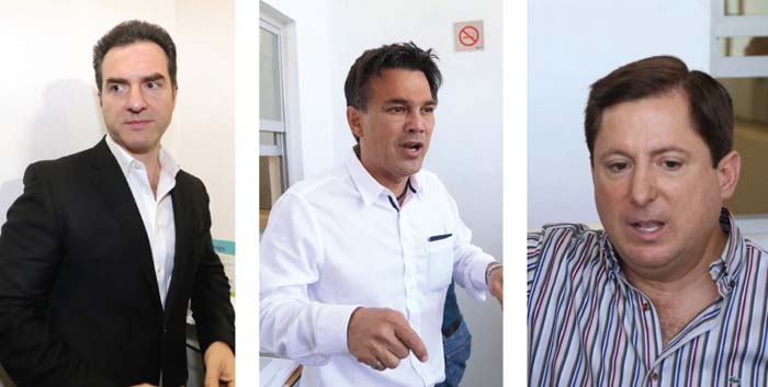 Adrián de la Garza, Patricio Zambrano y Adalberto Madero encabezaron, por separado, los alegatos.