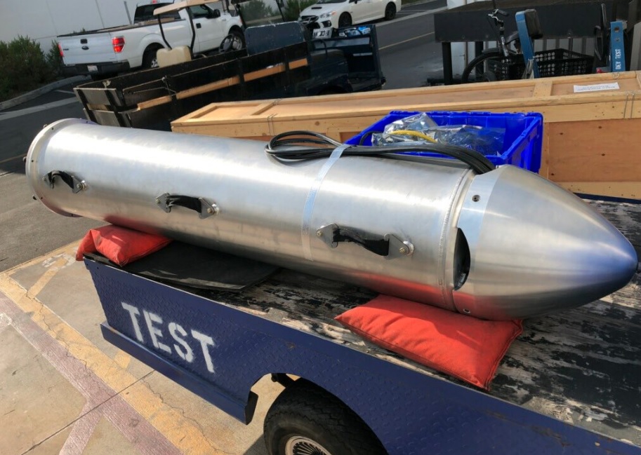 Así era el mini submarino diseñador por el equipo de Elon Musk. (Twitter @elonmusk)