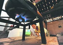 Producción de gas a base de estiercol.