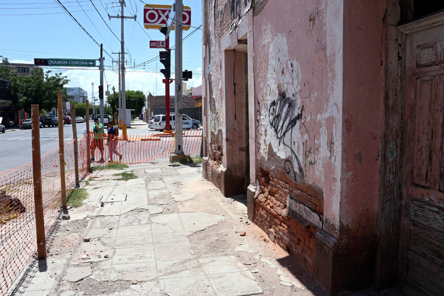 La propiedad fue considerada como un riesgo para la ciudadanía. (Arturo Salazar)