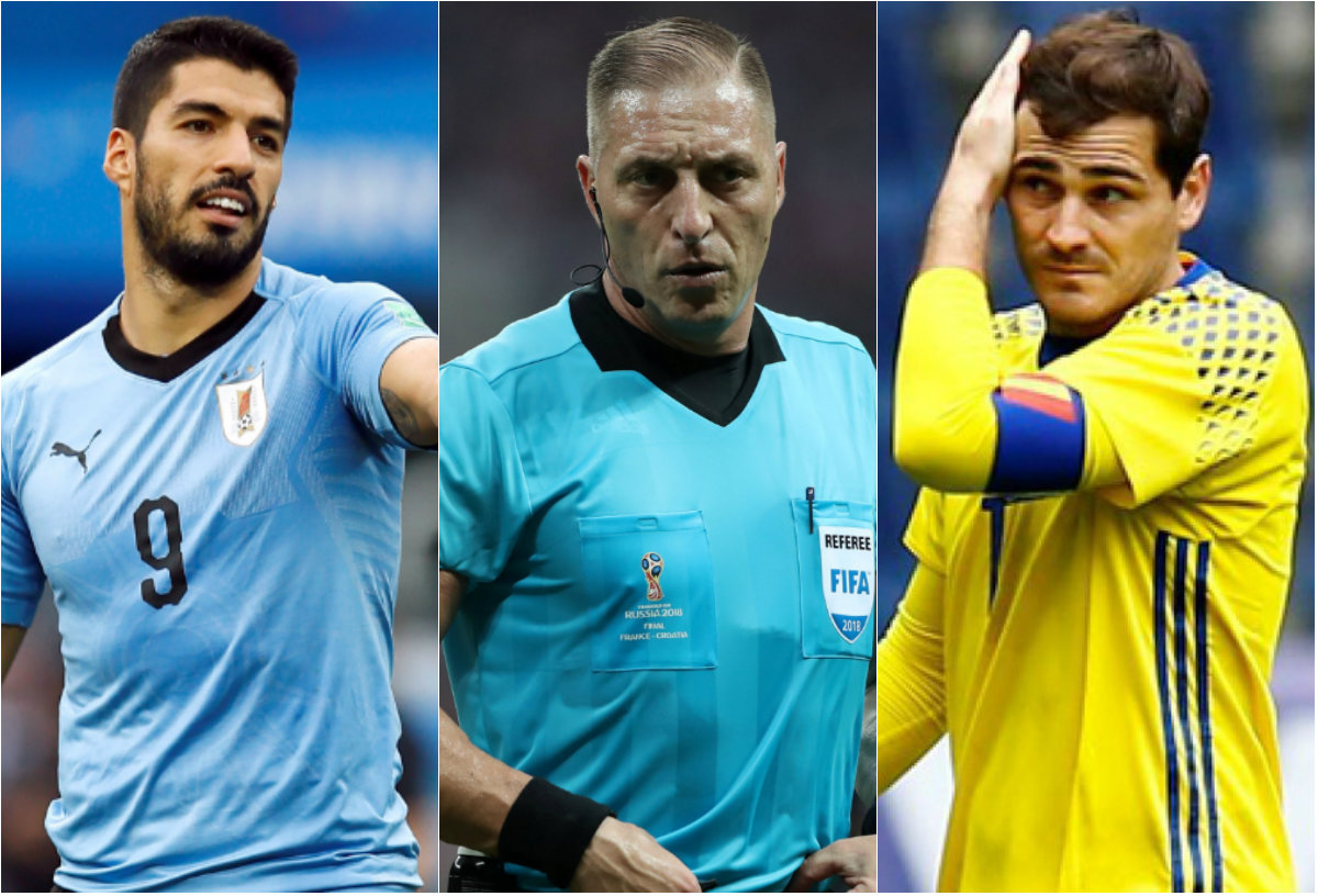 Suárez y Casillas criticaron el arbitraje de la Final del Mundial (Reuters)