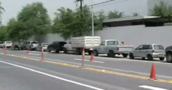 Este cambio trajo confusiones a los automovilistas que transitaban por la zona. (Foto: Especial)