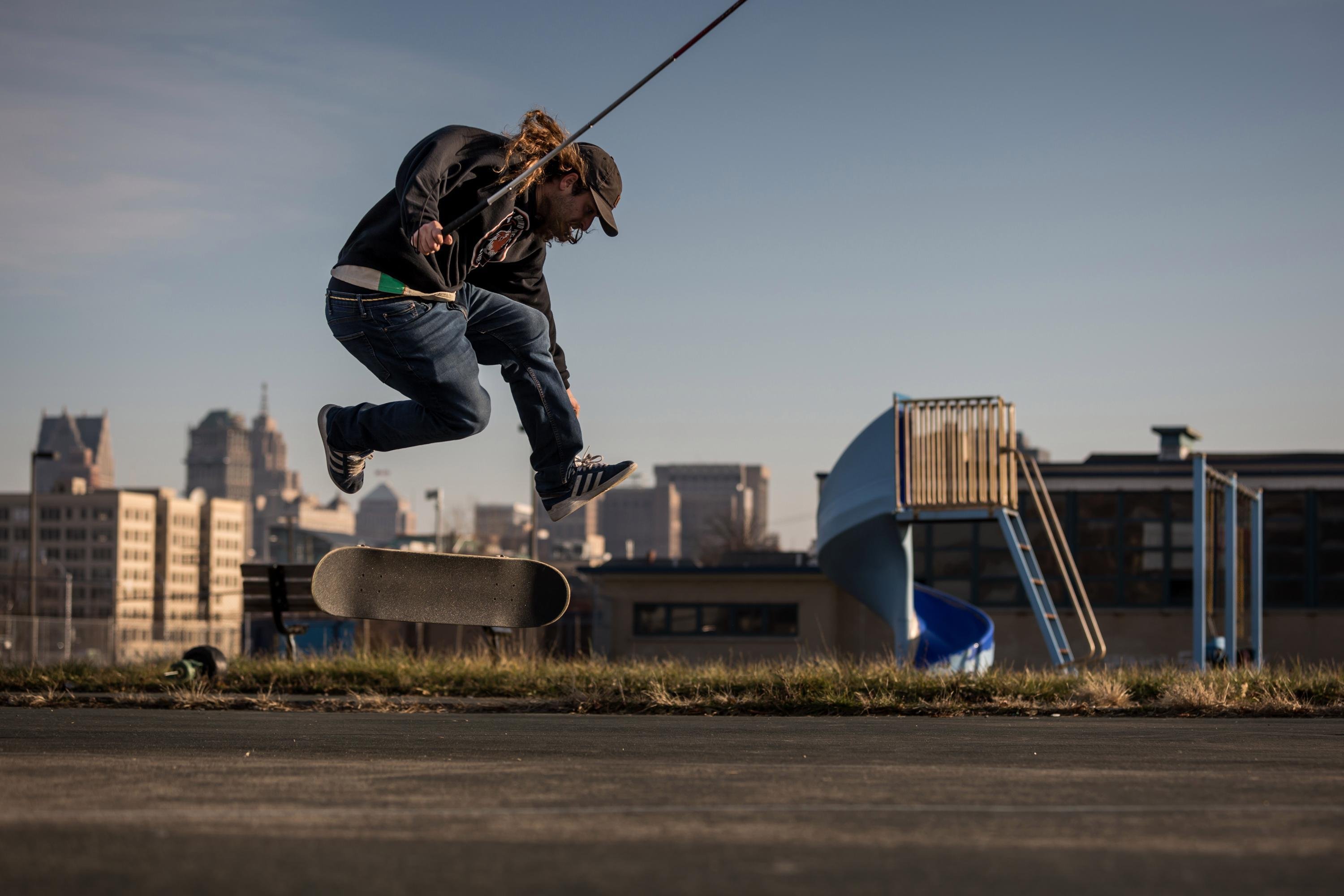 Dan Mancina, un skate con debilidad visual (RedBull)