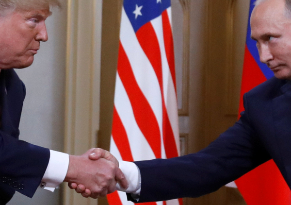 El presidente de EU, Donald Trump, se reunió con su homólogo de Rusia, Vladimir Putin, en en Helsinki. (Reuters)