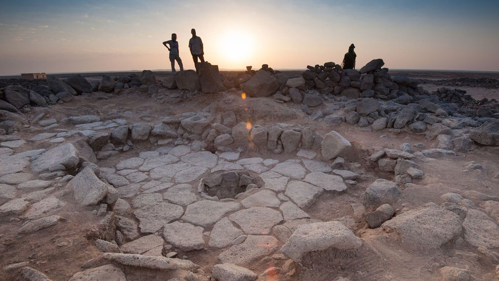El sitio de Shubayqa 1, en Jordania, donde se encontró el pan prehistórico. (Alexis Pantos)