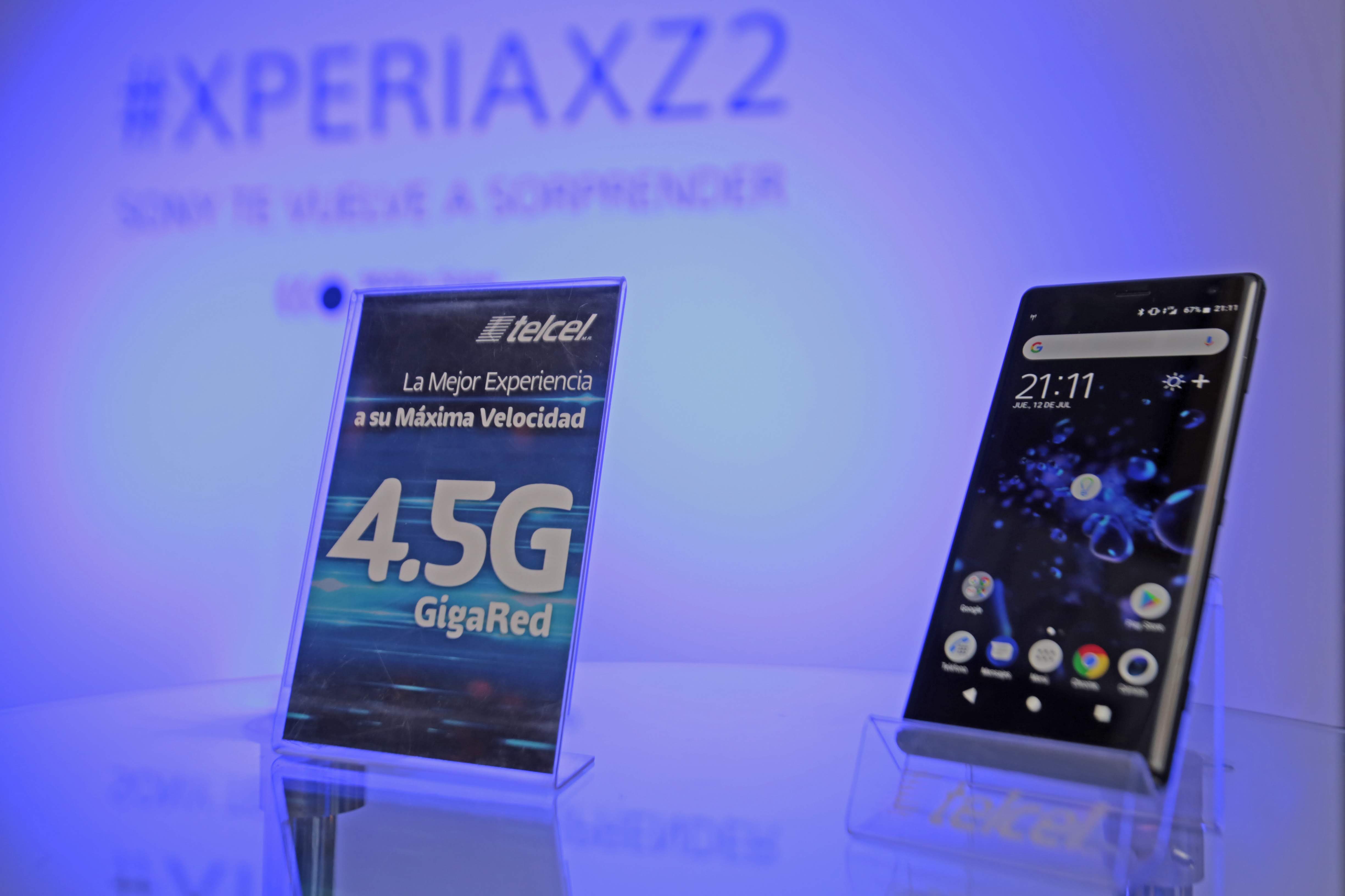 Telcel presentó la segunda versión del XPeria XZ2. (Cortesía)