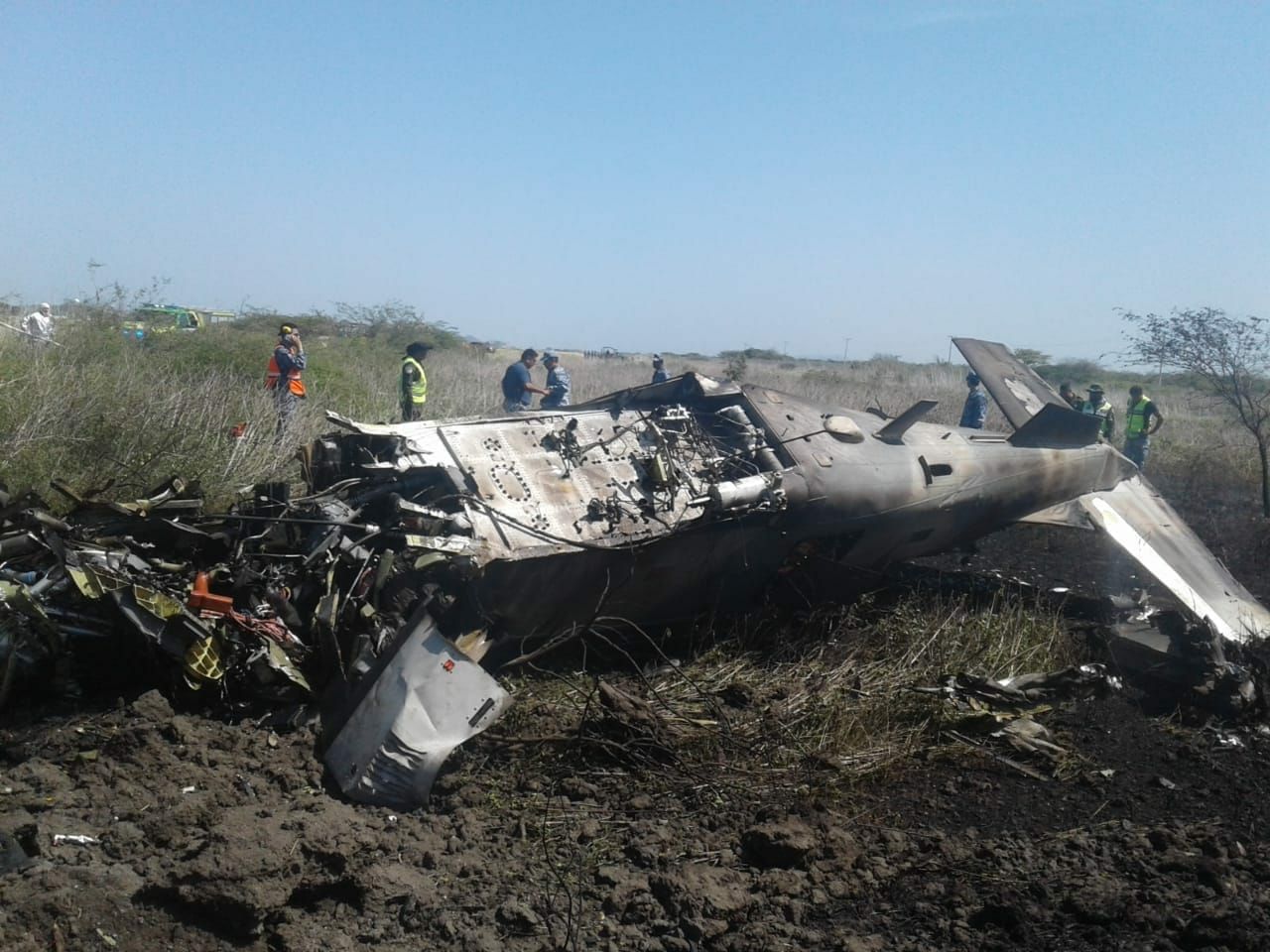 Cae helicóptero de la Base Militar Aérea No. 2 en Ixtepec, Oaxaca.