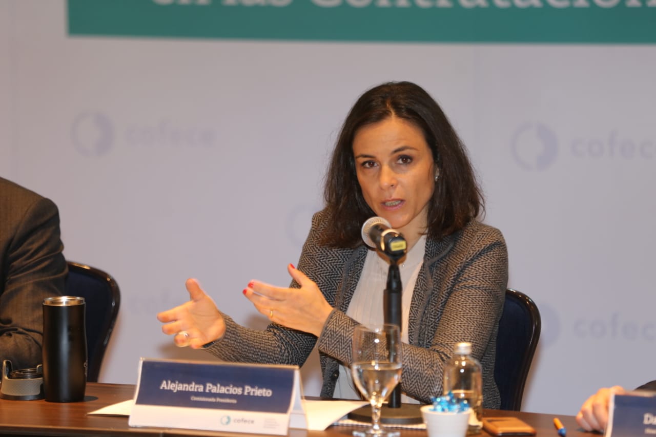 Comisionada presidenta de la Cofece, Alejandra Palacios (Fotos Javier Ríos)