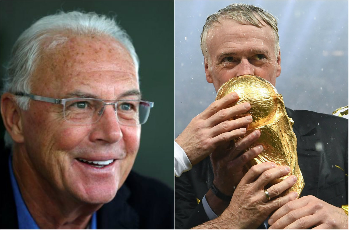 Franz Beckenbauer y Didier Deschamps (Reuters / AFP)