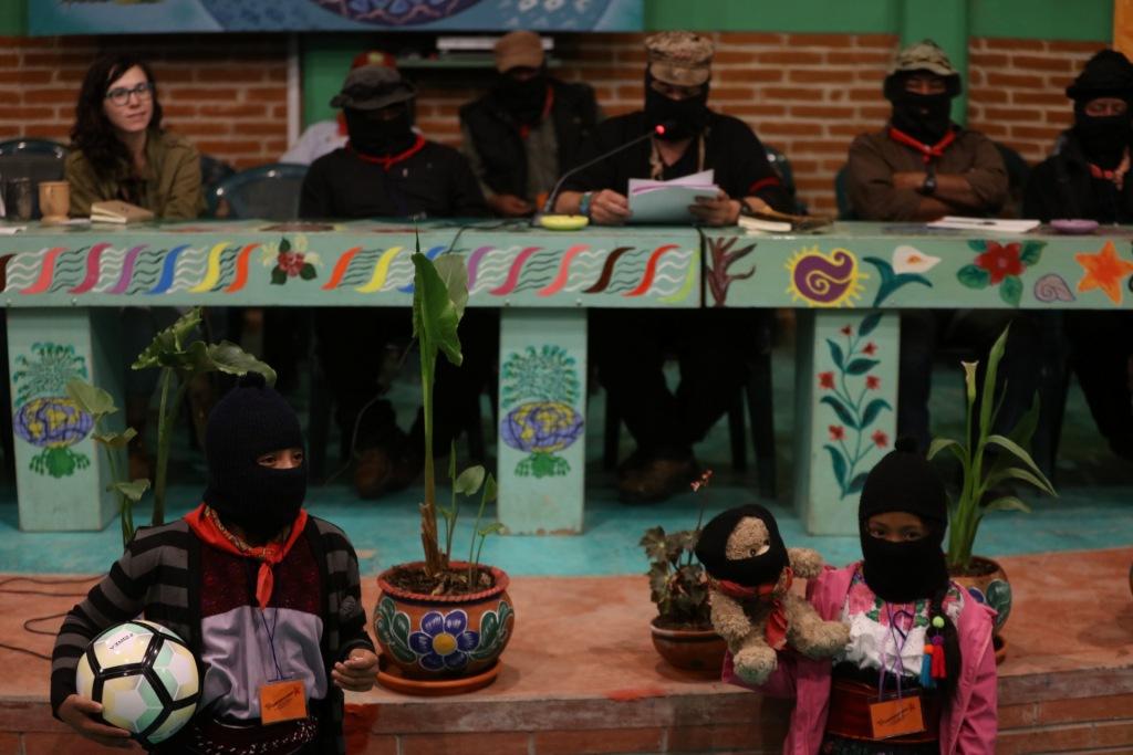 Imagen de las jornadas de diálogo ente el Concejo Indígena de Gobierno, periodistas y el Ejército de Liberación Nacional/Cuartoscuro
