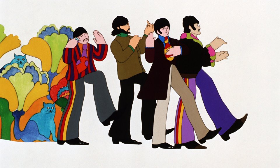 'El Submarino Amarillo' cumple 50 años de haber comenzado a navegar (Facebook The Beatles).