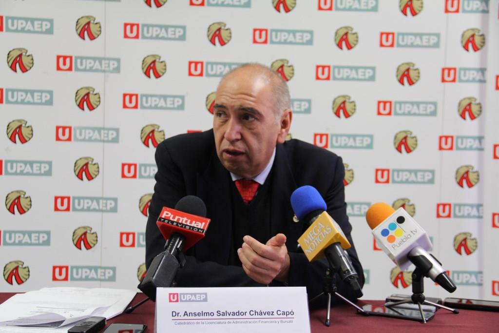 Anselmo Chávez Capó, profesor investigador de la Facultad de Administración Financiera y Bursátil de la UPAEP. (Especial / Archivo)
