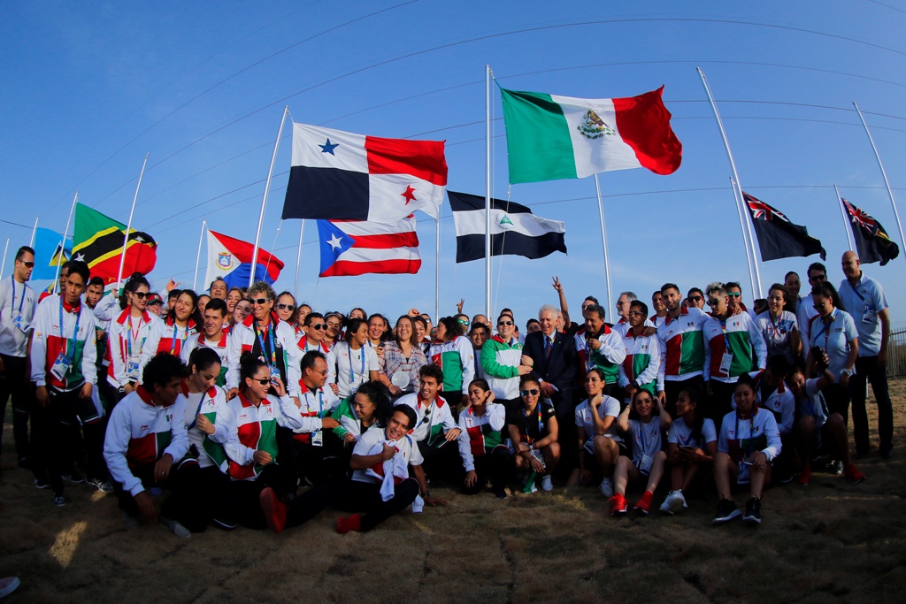 Bandera de  México ya ondea en Juegos Centroamericanos