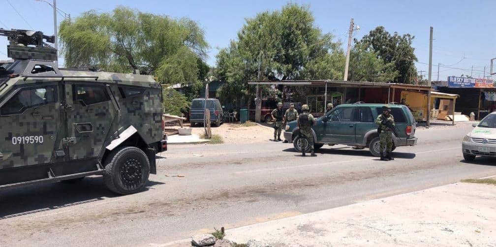 Caen tres delincuentes en enfrentamiento contra militares en Reynosa