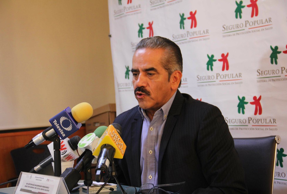 Héctor Raúl Maldonado Hernández, director general del Régimen Estatal de Protección Social en Salud. (Cortesía)