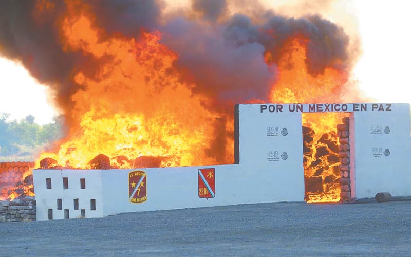 En lo que va del año se han quemado más de 26 toneladas.  (Foto: Leonel Rocha)
