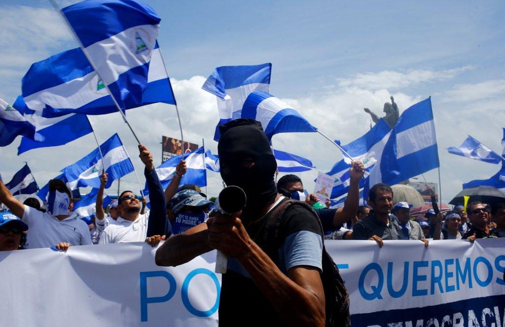 Los manifestantes iniciaron sus protestas en abril, en rechazo a una reforma de pensiones. Reuters