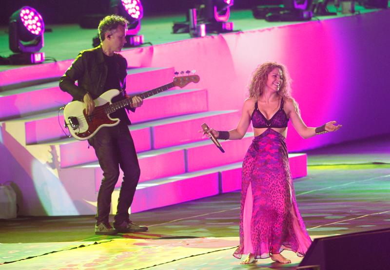 Shakira cerró el evento de inauguración de los XXIII Juegos Centroamericanos y del Caribe (Foto: EFE)