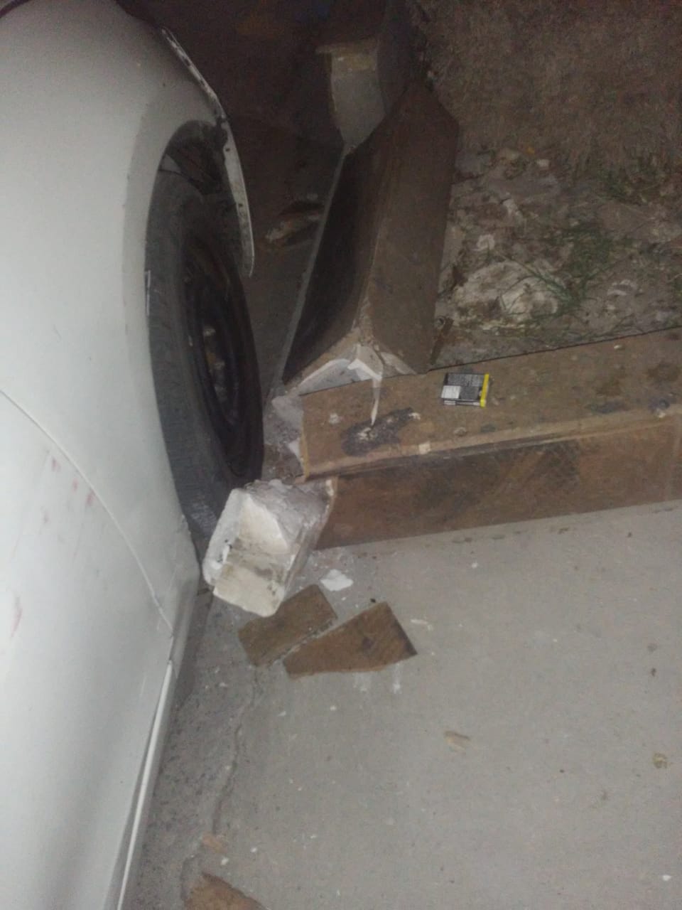 El accidente fue reportado a las 2:30 de la mañana. (Especial)