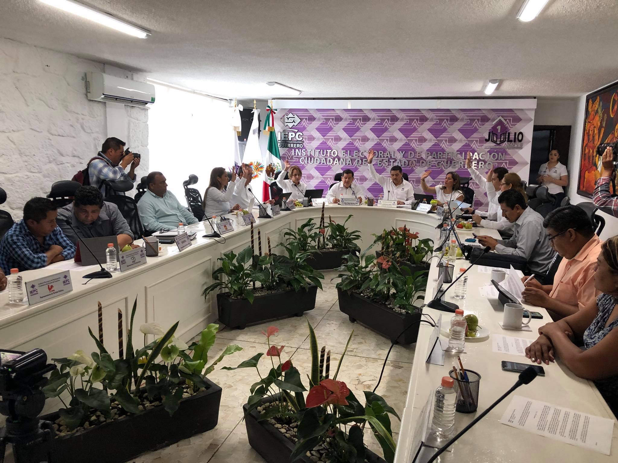 El consejo general del IEPC. (IEPC)