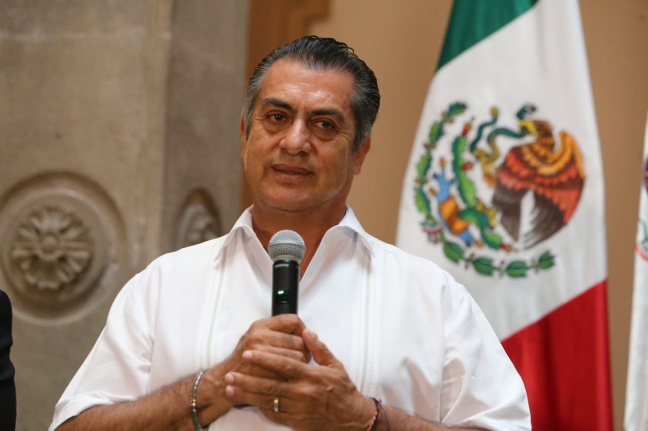 Jaime Rodríguez Calderón, gobernador de Nuevo León. (Leonel Rocha).