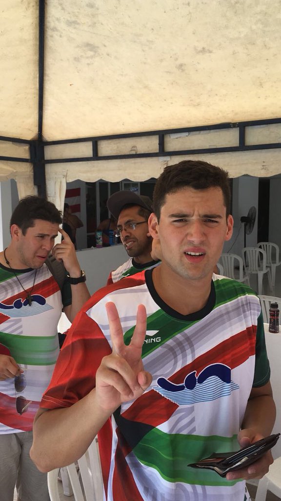 Jorge Iga peleará medalla para México en natación (Twitter: @FemexNatacion)