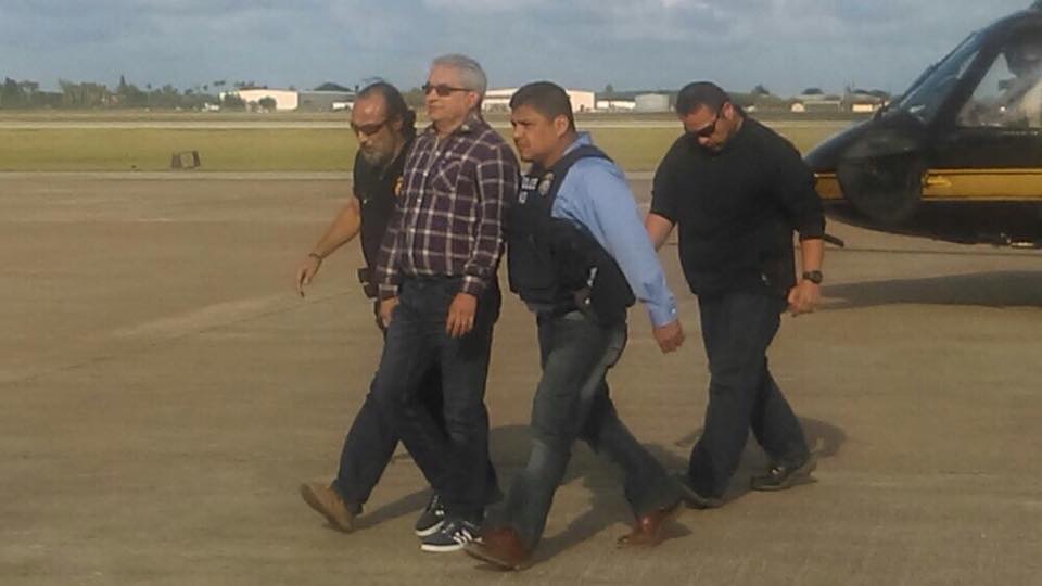 Tomás Yarrington, ex gobernador de Tamaulipas, durante su extradición a EU/Cuartoscuro