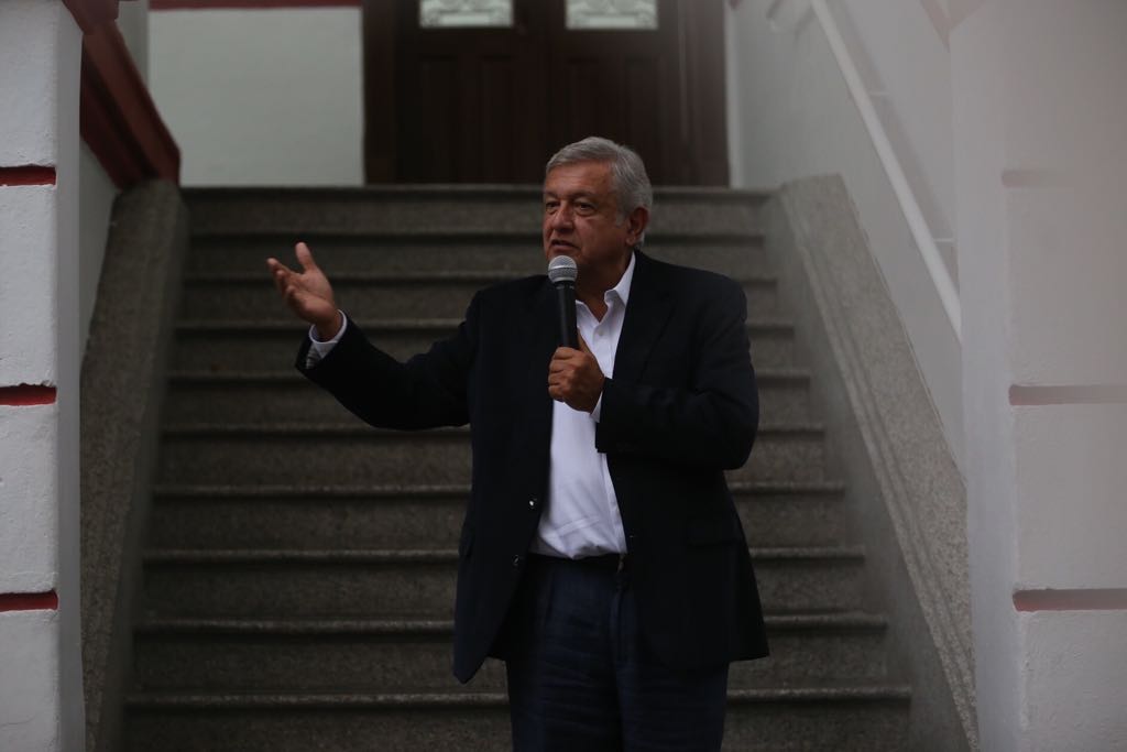 El virtual presidente electo dijo que se quedará en la Ciudad de México. (Foto: Jorge Carballo)