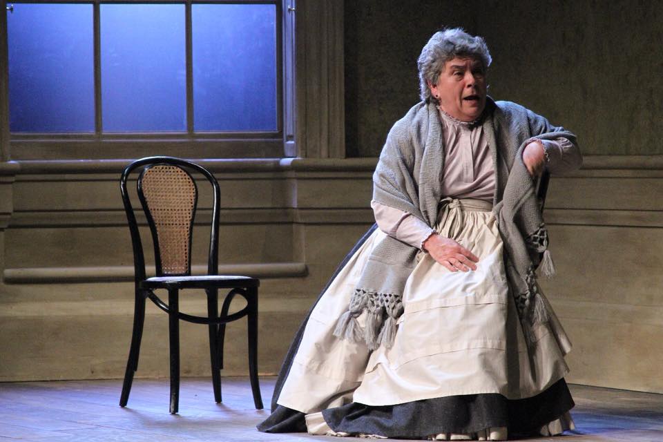 La actriz interpretas a Ana María en la puesta en escena 'Después de Casa de Muñecas'. (Foto: Facebook)