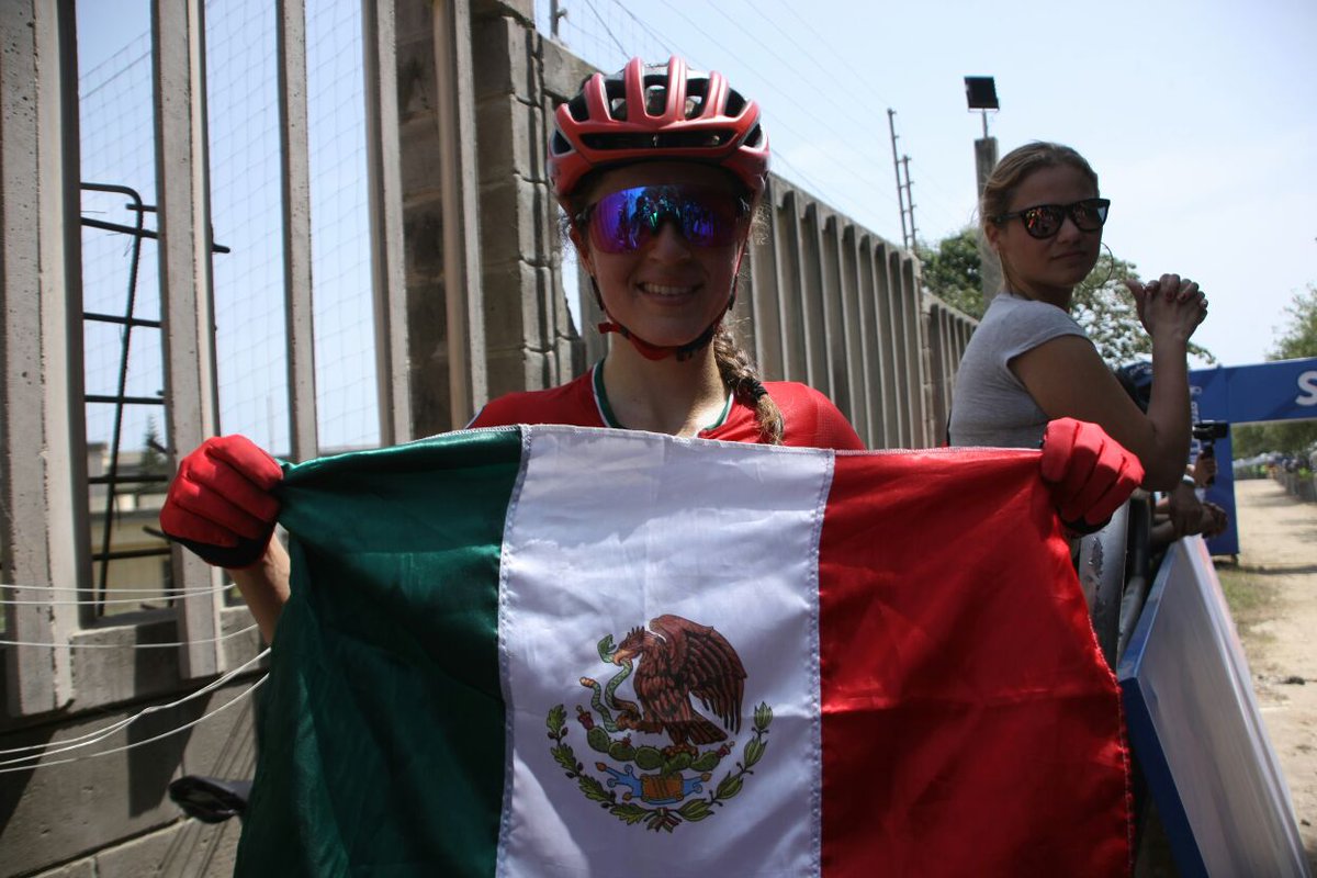 Daniela Campuzano logra el Oro en ciclismo de montaña en Barranquilla 2018 (@COM_Mexico)