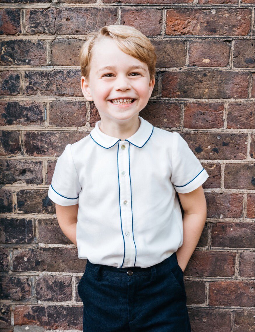 El príncipe George cumple 5 años. (Kensington Palace)