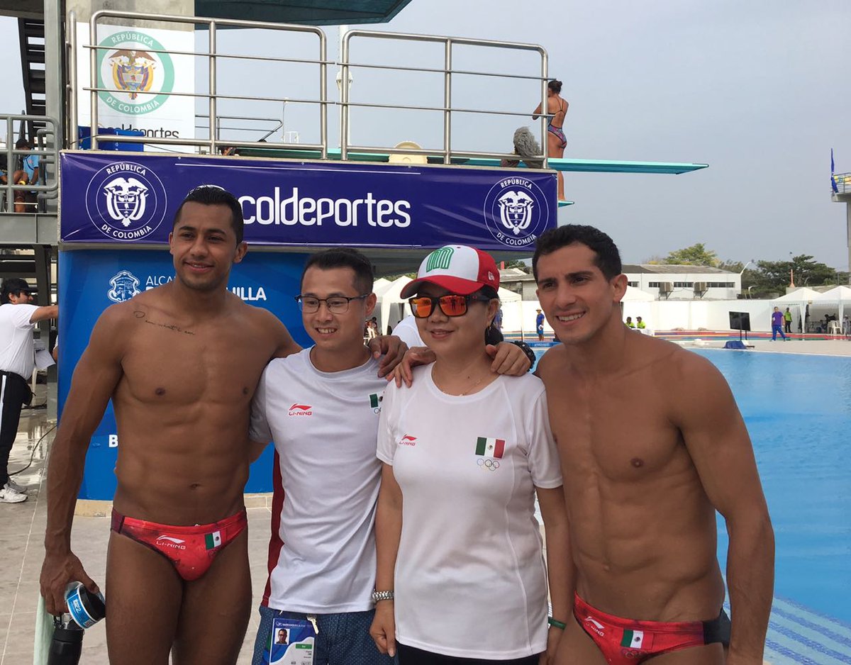 Jahir Ocampo y Rommel Pacheco ganan medalla de oro en Barranquilla 2018 (Twitter @CONADE)