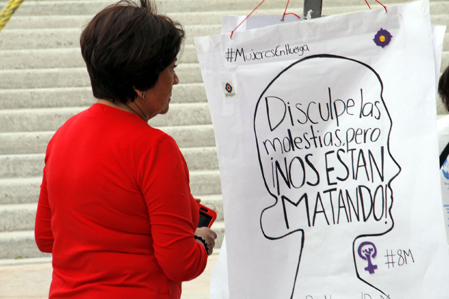 La red denuncia que no hay acciones contra la violencia de género en la dependencia. (Notivox Digital)